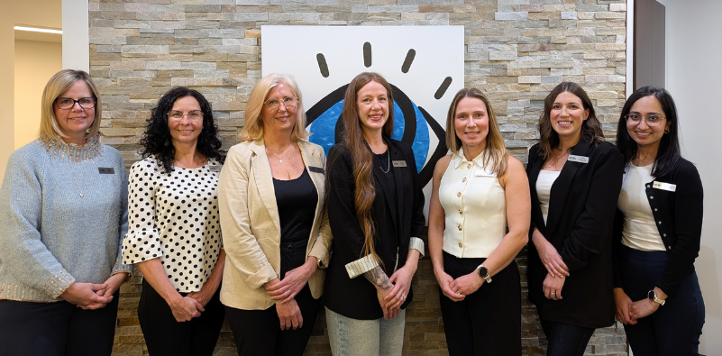 An image of the team at Norfolk Family Eyecare